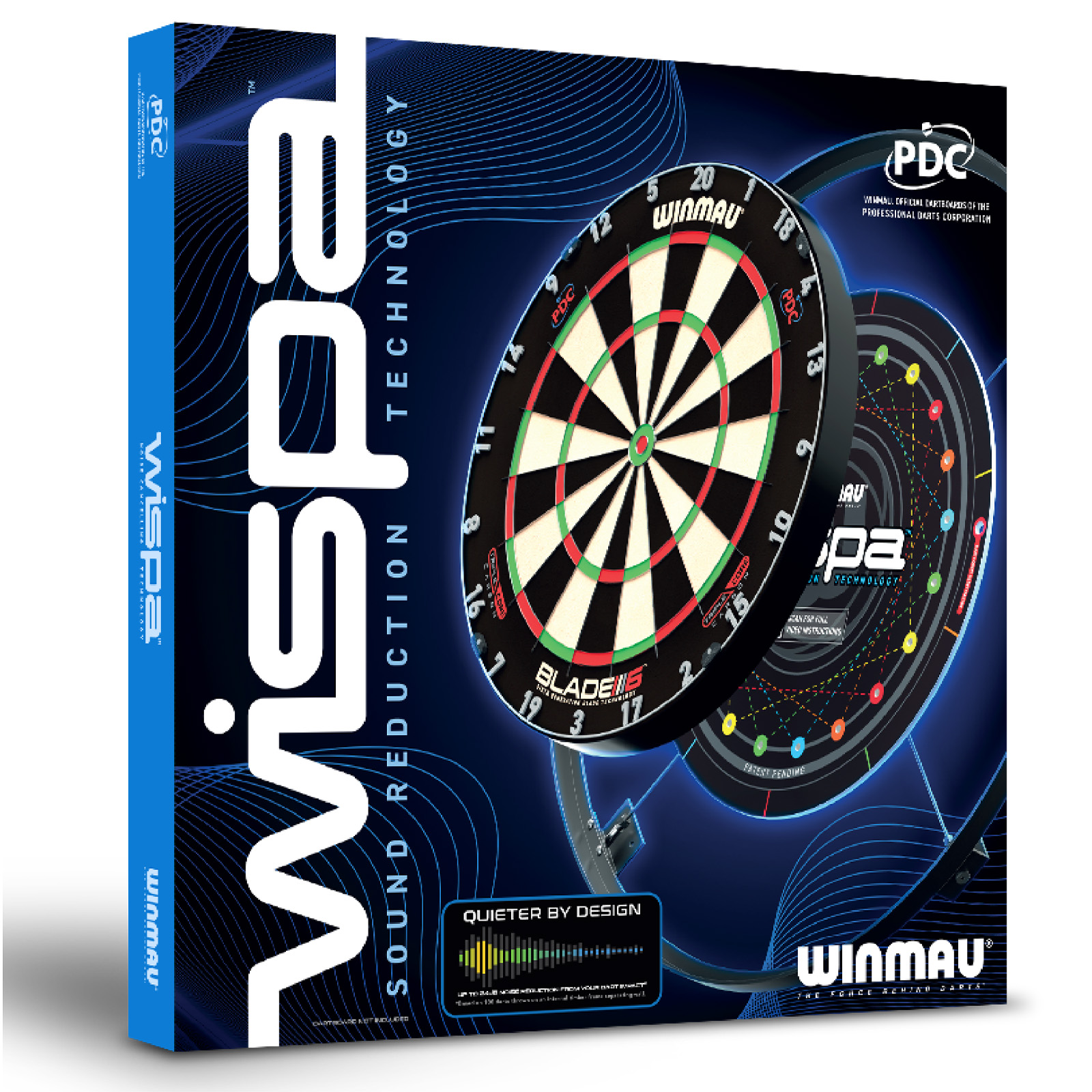 Invisible-Darts - Winmau Wispa Schallschutz Verpackung